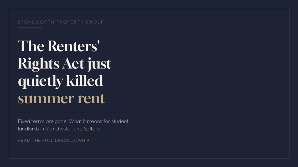 The Renters’ Rights Act and student lets: why summer rent just disappeared